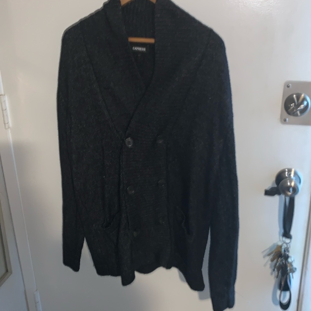Express Boyfriend Grandpa Oversized Sweater Cardigan